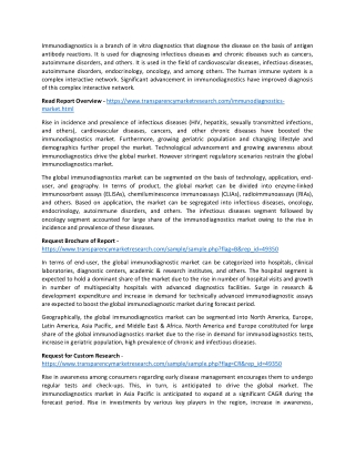 Immunodiagnostics Market: Technological Growth Map with an Impact-Analysis