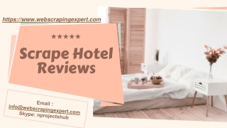 Scrape Hotel Reviews