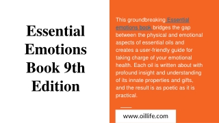 Essential Emotions Book 9th Edition