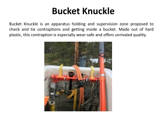 Bucket Knuckle