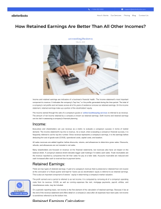 How Retained Earnings Are Better Than All Other Incomes