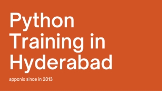 Python Training in Hyderabad (1)