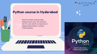 Python Training in Hyderabad, Request Demo Class