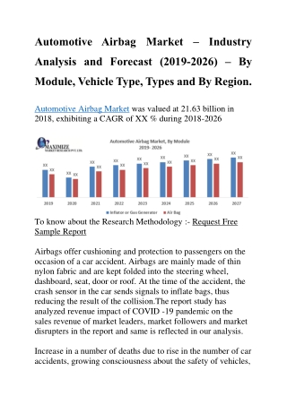 Automotive Airbag Market