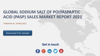 Global Sodium Salt of Polyaspartic Acid (PASP) Sales Market Report 2021