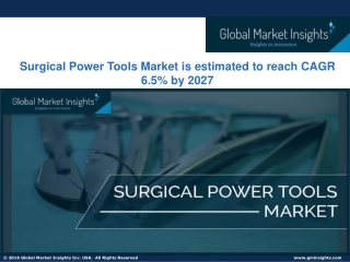 Surgical Power Tools Market 2021 By Industry Growth & Regional Trend To 2027