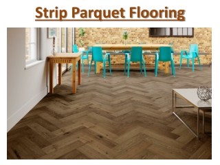 Strip Parquet Flooring Dubai