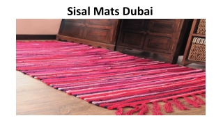 Sisal Mats Dubai Dubai
