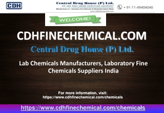 Lab Chemicals Manufacturers India-CDHFineChemical