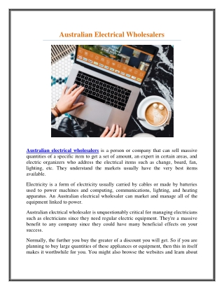 Australian Electrical Wholesalers