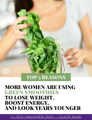 Green Smoothies for Rapid Weight Loss