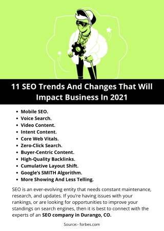 11 SEO Trends And Changes That Will Impact Business In 2021