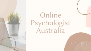 How to Find An Online Psychologist in Australia