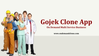 Gojek Clone App : On Demand Multi Service Business