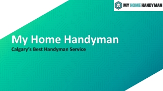 Myhomehandyman maintenance