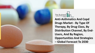 Global Anti-Asthmatics And Copd Drugs Market Overview And Top Key Players