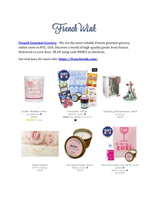 French Gourmet Grocery