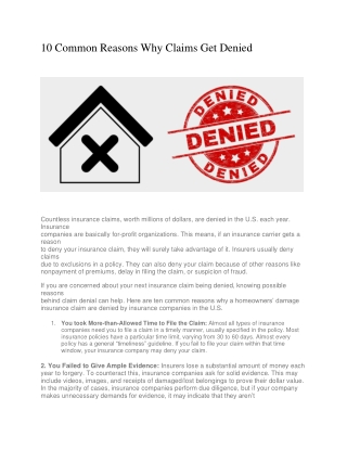 10 Common Reasons Why Claims Get Denied-converted