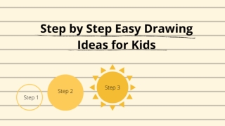 Step by Step Easy Drawing Ideas for Kids