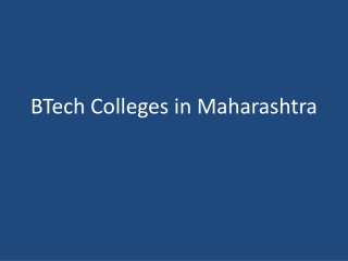 BTech Colleges in Maharashtra