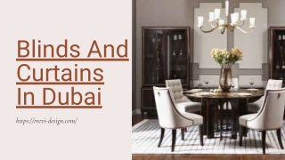 Blinds And Curtains In Dubai