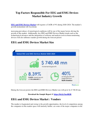 Top Factors Responsible For EEG and EMG Devices Market Industry Growth