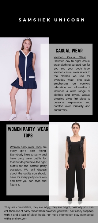 Women casual wear