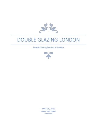 Double Glazing London