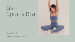Gym Sports Bra