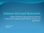 Salmon-Derived Nutrients