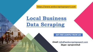 Local Business Data Scraping
