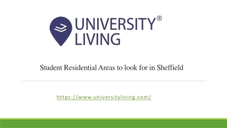 Student Residential Areas to look for in Sheffield