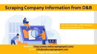 Scraping Company Information from D&B
