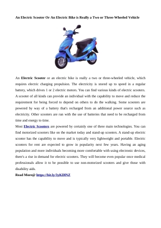 Electric Scooter - pdf