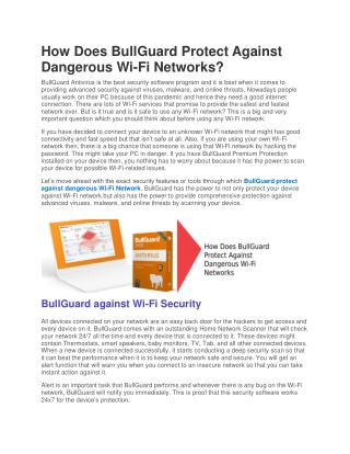 How Does BullGuard Protect Against Dangerous Wi-Fi Networks?