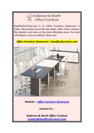 Office Furniture Showroom  Awofficefurniture.com