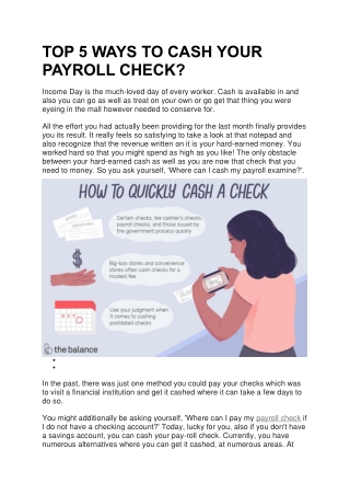 HOW TO USE CHECK-CASHING  ATM Near Me