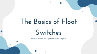 The Basics of Float Switches