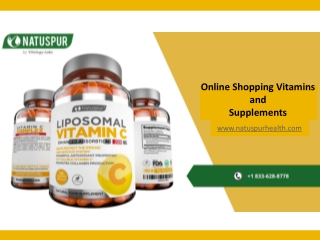 Online Shopping Vitamins and Supplements - www.natuspurhealth.com