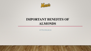 Important Benefits of Almonds