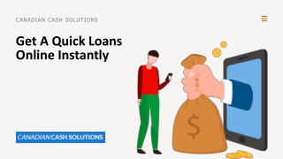 Get A Quick Loans Online Instantly