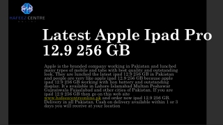ipad pro 12.9 256 GB