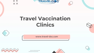 Travel Vaccination Clinics in the UK