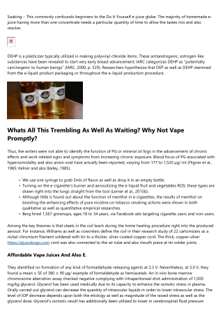 Liquid Vape Liquid.