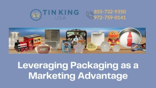 Leverage Tin Packaging To Increase Sales | Tin King USA