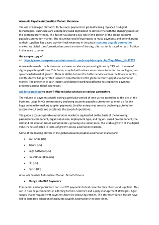 Accounts Payable Automation Market