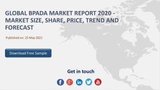 Global BPADA Market Report 2020 - Market Size, Share, Price, Trend and Forecast