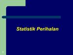 Statistik Perihalan