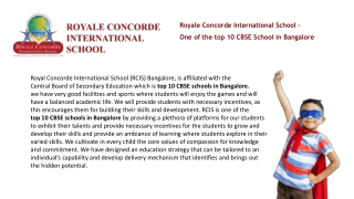 top 10 cbse schools in bangalore