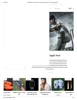 Wholesale Online Store For Sports Equipments In India _ Aggie Next
